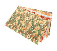 PLAFOPE 5 Sheets Japanese Style Wrapping Paper Random Patterns Delicate Wrap for Holiday Party Craft Projects and Festive Decoration