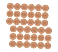 PLAFOPE 50PCS Breathable Fabric Bandages for Fingers and Elbow Joint Protection Adhesive Wound Care Plasters Round Bandages for Blister Prevention and Secure Fit