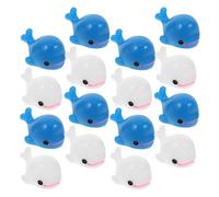 PLAFOPE 50pcs Mini Dolphin Resin Figurines Sea Animal Ornaments for Moss Terrariums Micro Landscape Decor with Cute White and Blue Dolphins Sturdy Craftsmanship Ocean Theme for Home