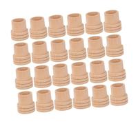 PLAFOPE 50pcs Wood Moxa Extinguisher Holder Fire Moxibustion Roll Base for Safe and Stable Moxa Stick Extinguishing at Home Massage Stores