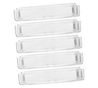 PLAFOPE 5pcs Clear Glass Culture Dishes with Lids Transparent Lab Plates Resistant to Cracking for Sample Protection and Observation