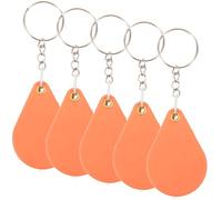 PLAFOPE 5Pcs Folding Magnifying Glass Keychain Portable Handheld Mini Reading Magnifier with Compact Protective Case for Jewelry Precision Work and Travel Use