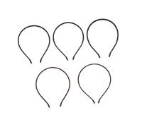 PLAFOPE 5pcs Girls Headband Women Headbands for Women Girls Leather Covered Simple Leather