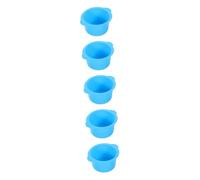 PLAFOPE 5pcs Hair Removal Wax Warmer Bowl High-temperature Silicone Liner for Easy Waxing Comfortable Hair Removal for Home Use and