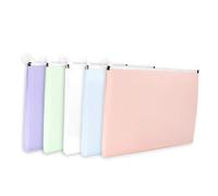 PLAFOPE 5pcs Large Capacity Pencil Cases Portable Pen Bags Wear Resist Stationery Pouches with Widened Design for Office School Travel Storage