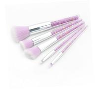 PLAFOPE 5pcs Makeup Brush Professional Cosmetics Brush Kit Makeup Tools Sponge for Women No Shedding Easy to Clean