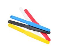 PLAFOPE 5pcs Plastic Painting Scraper Flexible Oil Painting Spatulas for Artists Art Tools Random Color Random Color