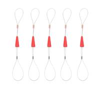 PLAFOPE 5pcs Portable Cable Wire Puller Tool Set, Sturdy Iron Wire Material with PC Handle, Easy to Carry and Wear Prevention, for Wiring Installation and Cable Tensioning