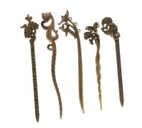 PLAFOPE 5pcs Vintage Hair Sticks Retro Hair Clips for Elegant Women for Weddings and Special Occasions Charming and Traditional Design Great Friends and Family