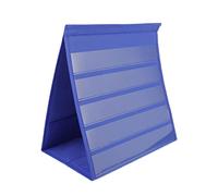 PLAFOPE 5sets Tabletop Desktop Pocket Chart Holder 30.5x33cm Made of Materials Great for Sorting Classifying and Sentence Building 20pcs*5