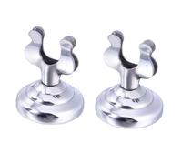 PLAFOPE 6 pcs Stainless Steel Menu Stand for Restaurant Tabletop Display Sleek Tuning Fork Design Meal Holder for Banquets Weddings Office Elegant Card Holder