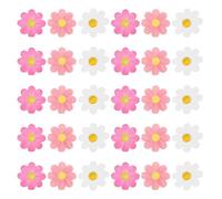 PLAFOPE 60pcs Disposable Daisy Floral Paper Napkins Bulk Pack for Spring Parties Weddings Birthdays Vintage Pink Red Patterned Table Napkins for Seasonal Gatherings and Guest Dinner