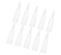 PLAFOPE 60pcs Ml Plastic Ampule Liquid Dispensing Tip with Dropper Cap and Divider Structure for Precision and Accurate Dispensing, Suitable for Beauty Use and Quick Dosing in Fire Bottles
