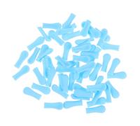 PLAFOPE 60pcs Silicone Ear Wax Removal Spoon Tips Replacement Soft Flexible Ear Cleaner Accessories for Adults and Comfortable Skin Friendly Design Easy Installation