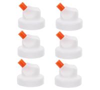PLAFOPE 6pcs Adjustable Spray Paint Nozzles Leak Caps for Aerosol Cans Multi-Purpose Replacement with Sealing Mechanism for Home Garden and Beauty Use