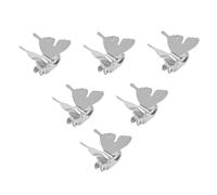 PLAFOPE 6pcs Cute Mini Butterfly Hair Clamps For Women And Girls Decorative Hairpins Stylish Hair Accessories For Versatile Hairstyles