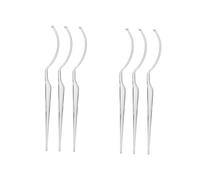 PLAFOPE 6pcs Eyelash Display Tool for Professional Salon and Home Use Grafting Eyelashes Holder White for Easy Try and Selection