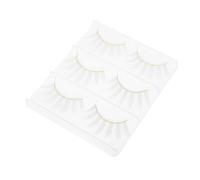 PLAFOPE 6pcs False Eyelashes Eyeslash Fake Lashes Faux Lashes Makeup Kits Individual Lashes Make up Kits Lashes Fake Eyelashes Extension Lash Kit Makeup Eyelash Chemical Fiber White