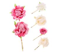 PLAFOPE 6pcs Flower Hair Clip Mermaid Hairpin Girl Women Hair Clip Accessory for Vacation
