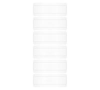 PLAFOPE 6pcs Nail Chart Display Board Nail Tips Practice Art Palette Gel Polish Sample Card for DIY Art Accessories