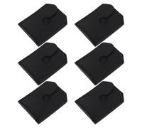 PLAFOPE 6pcs Razor Head Protective Sleeve Guard Leather Razor Head Protective Pouch for Men's Shaving Accessories and Travel Use