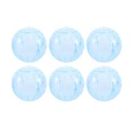 PLAFOPE 6pcs Silent Plastic Hamster Running Ball for Small Animals with Innovative Rolling Structure, Portable Design, Suitable for Chinchillas and Hamsters Indoor Daily Fitness Play