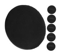 PLAFOPE 6pcs Ultra-thin Powder Puff for Makeup Foundation Soft Pu Leather Crystal Applicators for Women Versatile Compatible with Various Powder Boxes