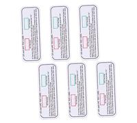 PLAFOPE 6pcs Uv Card Test Cards Portable Uv Detection for Uvc Detector Testing Area