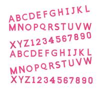 PLAFOPE 72pcs Embroidered Alphabet Patches Polyester Sewing Appliques A-z Letters Numbers Quick DIY Decoration for Jeans Jackets Bags Hats