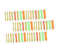 PLAFOPE 8 set Hair Perm Rods Cold Wave Curlers with Elastic Bands DIY Hairdressing Styling Tools for Women and Portable Lightweight Curling Sticks
