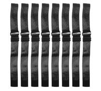 PLAFOPE 8pcs Adjustable Elastic Wig Bands with Non-slip Secure Strap Design Made of Sturdy Polyester and Rubber Suitable for Wig Caps and Daily Use Making Accessories