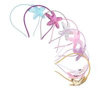 PLAFOPE 8pcs Animal Headdress Seastar Modeling Hair Hoops for Princess Party Daily Dress Performance Accessories