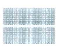 PLAFOPE 8Pcs Blue Plastic Rabbit Floor Mats for Cage, Reusable Bunny Feet Pads with Non-Slip Surface, Pet Cage Foot Cushions Suitable for Guinea Pigs and Small Animals