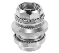 PLAFOPE 8pcs Road Bike Front Fork Bowl Set Steel Strong Bearings Antislip Design Silver Electric Scooter Headset Replacement for Mountain Bikes and Road