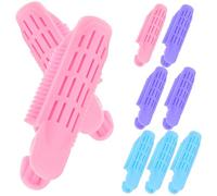 PLAFOPE 9 Pcs Hair Volume Clips for Women Fluffy Root Curlers and Styling Tools Suitable for All Hair Lengths Multi-color for Creating Voluminous Curly Hairstyles at Home Salon