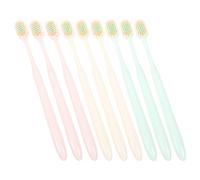 PLAFOPE 9pcs Soft Brush Toothbrushes for Adults with Wide and Thin Brush Head, Plastic Material, Comfortable Cleaning, Stable Design for Daily Household Use