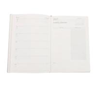 PLAFOPE A5 Academic Planner Weekly and Monthly Goal Tracker with Smooth Writing Paper for School and Office Use, Flexible Scheduling Diary Notebook in Blue for Students and Teachers