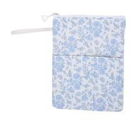 PLAFOPE A5 Book Sleeve Cover with Floral Pattern and Zippered Closure, Polyester Material, Soft Inner Lining, Dust Protection for Students and Commuters During Outdoor Reading or Library