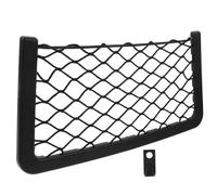 PLAFOPE Abs Plastic Frame Car Storage Net Pocket with Hooks Easy Install Trunk and Seat Organizer for Suv Rv Accessories for Inside Vehicle Car Phone Mesh Bag for Hanging Bags and