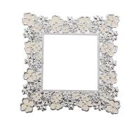 PLAFOPE Acrylic Decorative Light Switch and Socket Protective Cover Set White 16X16Cm Outer 8.5X9Cm Inner Resin Sticker for Home Wall Outlet Protection