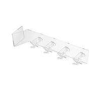 PLAFOPE Acrylic Eyeglasses Display Stand Organizer Lightweight Stable Eyewear Holder for Retail Store Space-optimized Tiered Rack for Sunglasses and Reading Glasses
