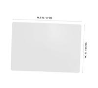 PLAFOPE Acrylic Pottery Craft Pad for Clay Making Non-Slip Pottery Art Mat Creative Tool for Professional Artists and Beginners and Air Dry Clay Projects