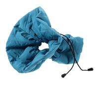 PLAFOPE Adjustable Blue Cat Cone Collar Soft Breathable Polyester Collar for Pets after Surgery to Protect Wounds and Prevent Licking
