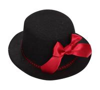 PLAFOPE Adjustable Lightweight Cat Bowler Hat Portable Cloth Pet Hat Decor for Daily Life and Parties, Creative and Delightful Pet Gift for Birthday, Christmas, and Weddings