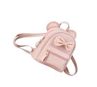 PLAFOPE Adjustable Mini Backpack for Sequin Bow and Mouse Ears Small Fashionable Shoulder Bag for Daily Use Shopping School Travel Lightweight Outdoor Cute Pack