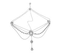 PLAFOPE Adjustable Rhinestone Crystal Headpiece for Women Bridal Forehead Jewelry Lightweight Wedding Hair Accessory with Stunning Detailed Craftsmanship for Formal Events