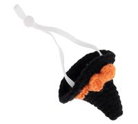 PLAFOPE Adorable Small Pet Knitted Hat for Guinea Pigs and Small Animals, Lightweight Polyacrylic Fiber Witch Hat, Reusable and Easy to Put and Take, for Halloween and Parties