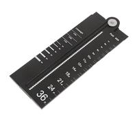 PLAFOPE Aluminum Alloy Multifunctional Measuring Ruler with Compass and Protractor for Architecture Geometry Woodworking Engineering Precise Drafting and Parallel Line Drawing Tool