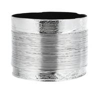 PLAFOPE Aluminum Foil Vent Flexible Air Duct Exhaust Hose Fire Prevention Easy to Install Sturdy Kitchen Ventilation Pipe