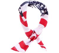 PLAFOPE American Flag Headband Cloth Bandana No Color Fading and Easy to Pack, Multi-purpose Usa Flag Scarf for School Events and Indoor Activities, for Independence Day